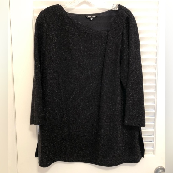 2-Piece Misook Black Sparkle Set L msrp $388 - Picture 2 of 14